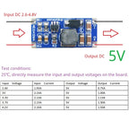 8W DC-DC Boost Converter Module ND2A12MA, 2.6-6V Input to 5V/8.4V/12V/12.6V Output, Adjustable Current Limit 0.5-2.5A, UVLO/OVP/SCP