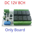RYR408B 8CH 10A RS485 Relay Module – DIP Switch Configurable Modbus RTU PLC Remote IO Board with 8 Commands for Industrial Automation