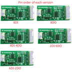 R4IOH08 Mini 8CH RS485 Multifunction DI-DO Module – 5 Modes NPN/PNP Configurable Digital IO Board Modbus RTU for PLC Expansion DC 5V/12V/24V
