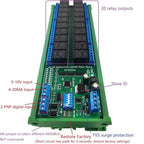 R4D6F20 20DO 2DI 2AI RS485 Modbus RTU PLC IO Expansion Module