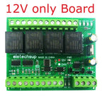 R4D7G04 2AI-2DI-20DO Multifunction Relay Module – RS485 Modbus RTU 4-20mA/0-10V Analog Input PLC IO Expansion Board 10A Output