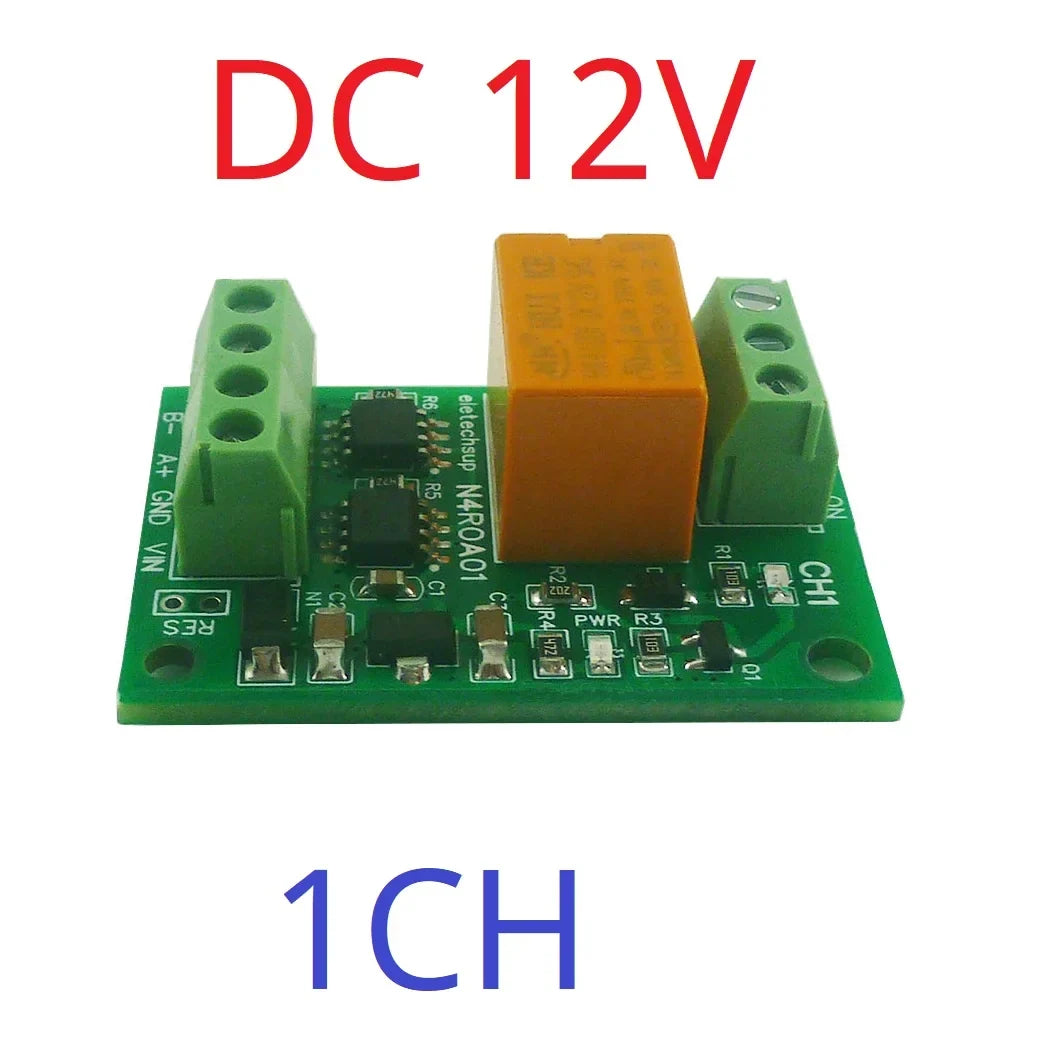 N4ROA01 3A RS485 Relay Module – Micro Power Modbus RTU 1-Channel Controller for Home Automation & PLC Expansion
