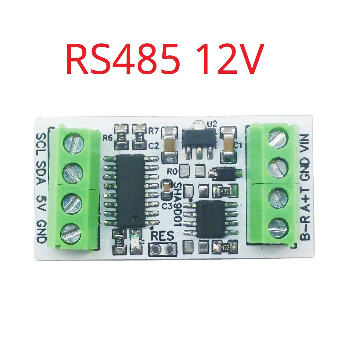 SHA9D01 SHT30 Temperature Humidity Sensor Module RS485 TTL Modbus RTU Adapter Board for Arduino UNO ESP32 Weather Station
