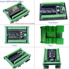 DNLCB30 ESP32 3.3V 5V Bidirectional Level Converter High Speed 1MHz IO Shifter for UART SPI I2C ESP32 30P Expansion Board Din Rail Mount