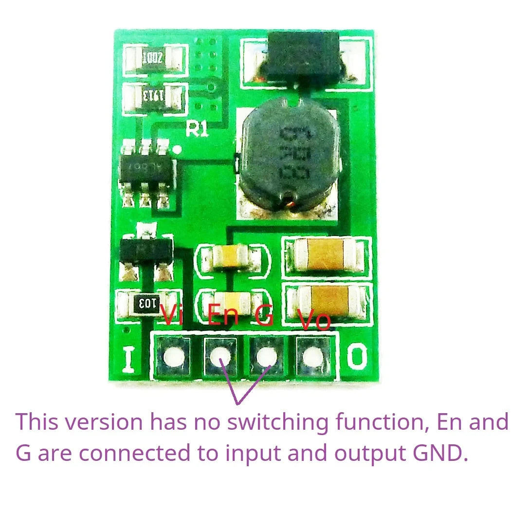 3.7V to 5V/6V/9V/12V DC-DC Boost Converter – Step-Up Voltage Regulator Module DDEN12MB_3400 for 18650 Li-ion Li-Po Battery Portable Power DIY