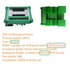 DNESA30 DNESP32 DIN Rail Mount Screw Terminal Adapter – 3.96mm Breakout Board for 30/38-Pin ESP32 WROOM-32 DevKitC with DIN35/C45 Rail