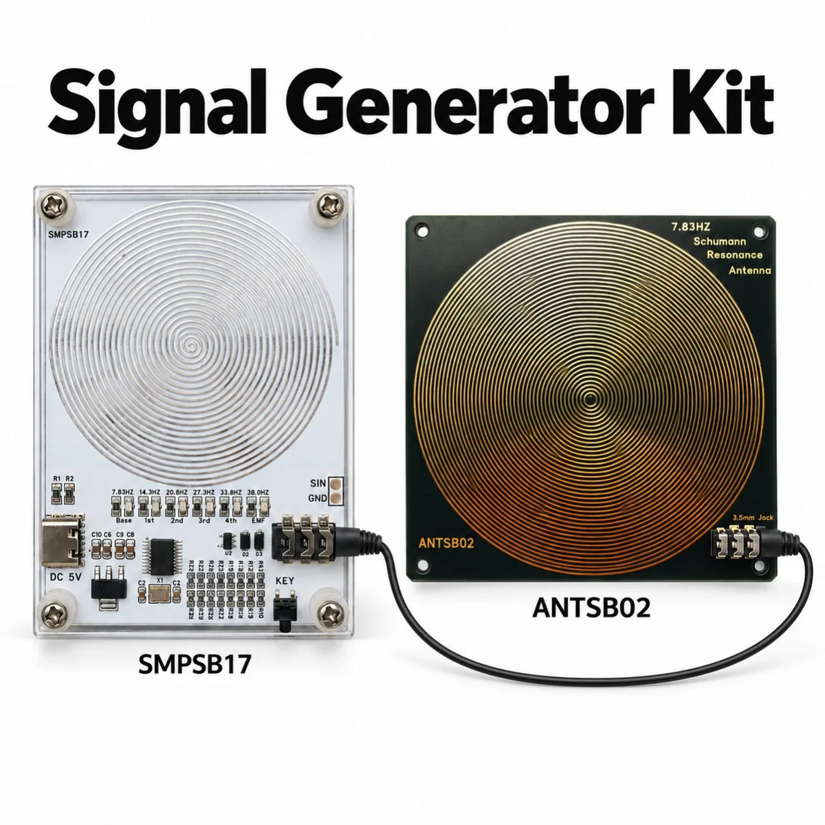 SMPSB17 7.83Hz Mini Schumann Wave Generator for Sleep | Acrylic