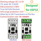 R485P32 ESP32 RS485 Interface Expander Smart Home IOT DIY Master-Slave Module 485 TO TTL 232 Converter for Solar inverters Smart Meters