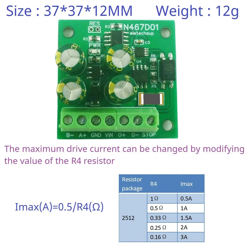 N467D01 RS485 Modbus RTU DC Motor Driver – 8-30V 1-2A Forward Reverse Stop Delay Controller with 497-Day Timer for PLC Automation