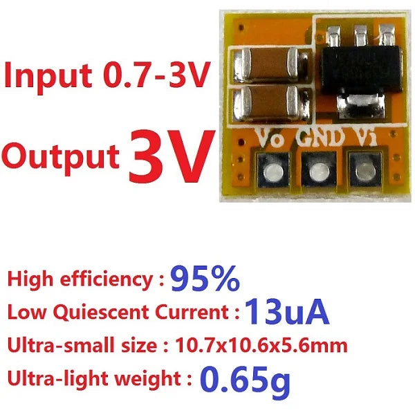 DD0405MA 10PCS 0.7-5V to 3V 3.3V 5V DC-DC Boost Converter Voltage Step-up Module