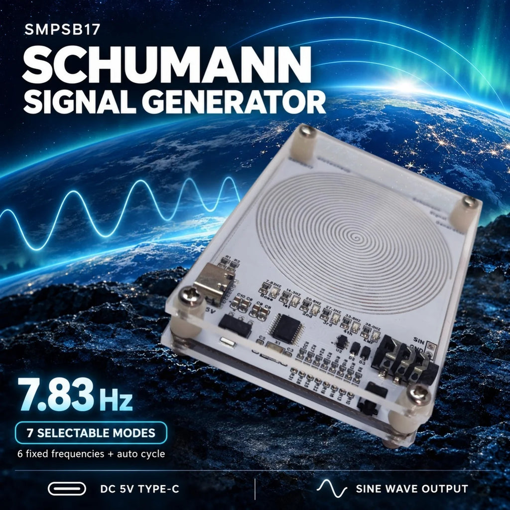 SMPSB17 7.83Hz Mini Schumann Wave Generator for Sleep | Acrylic
