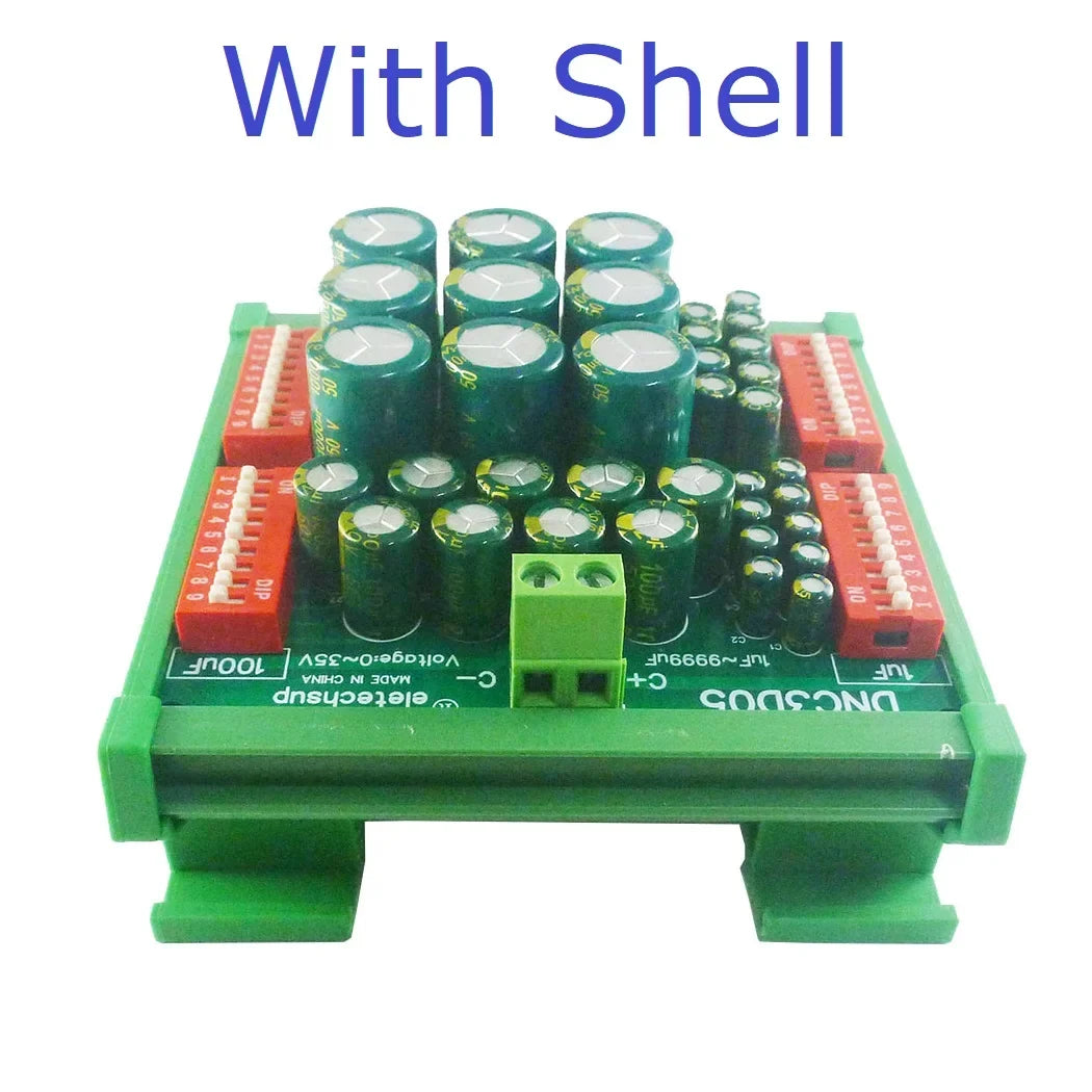10mF Large-Capacity Programmable Capacitor Module – 1μF to 9999μF Adjustable Electrolytic Capacitor Bank for Circuit Development & Testing DNC3D05