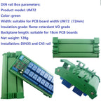 R4D3B16 16CH 10A DIN Rail Relay Module – RS485 Modbus RTU PLC Expansion Board with 6 Control Modes for Industrial Automation