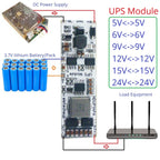 NDUP1APA 15W 2-in-1 UPS Module – 5-24V Uninterruptible Power Supply with 3.7V/4.2V Li-ion Battery Charger & Booster for Router PLC IoT