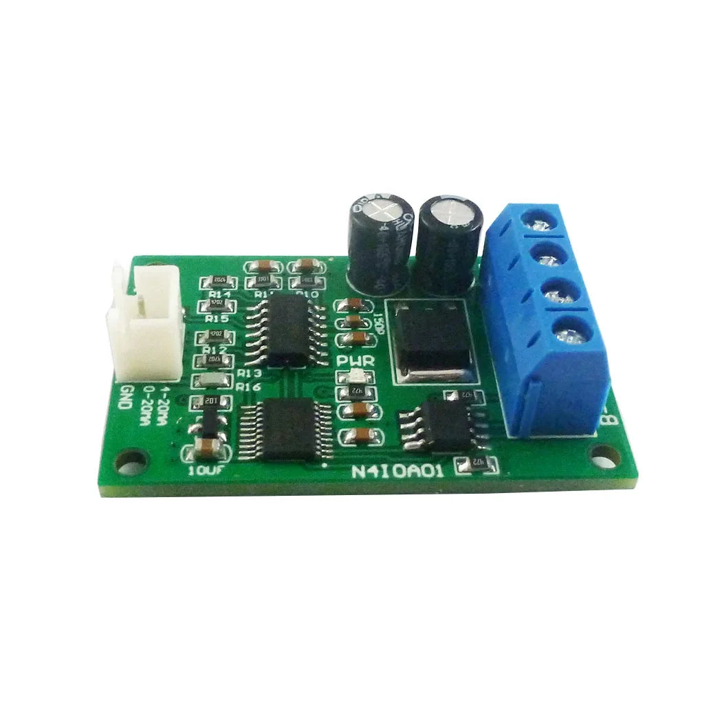 N4IOA01 RS485 to 4-20mA Signal Generator – Modbus RTU 03/06 DAC Analog Converter Module 12-24V for PLC Industrial Automation