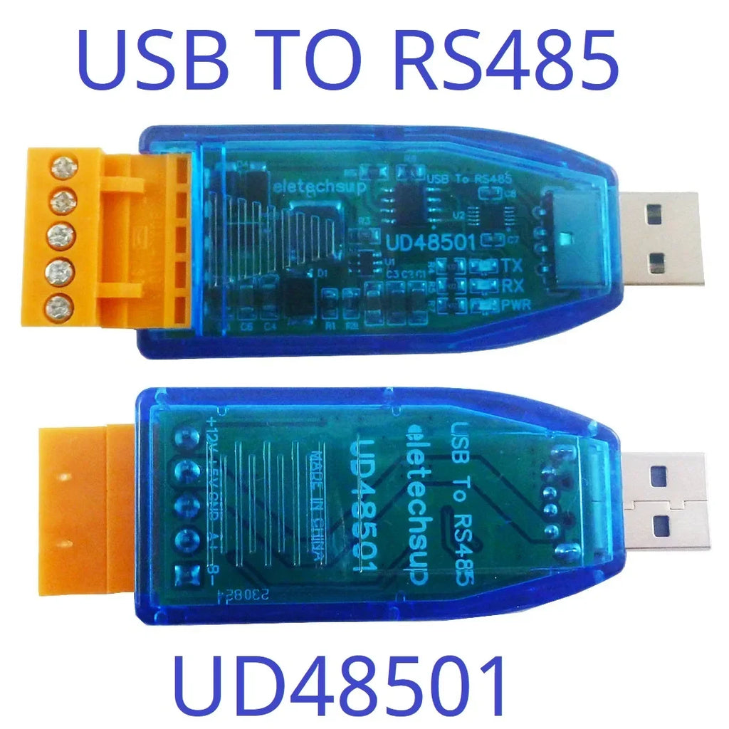 UD48501 UD23202 UDTTL03 USB to RS485 RS232 TTL Converter – 12V 5V VCC Output Industrial Serial Adapter for PLC HMI PTZ Smart Home Debugging