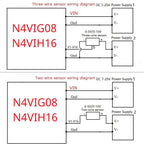 N4CID08 N4VIG08 8AI Multifunction Analog Input Module – 0-5V/0-10V/4-20mA to RS485 Modbus RTU ADC Collector with 2.54mm Pin Header for PLC SCADA