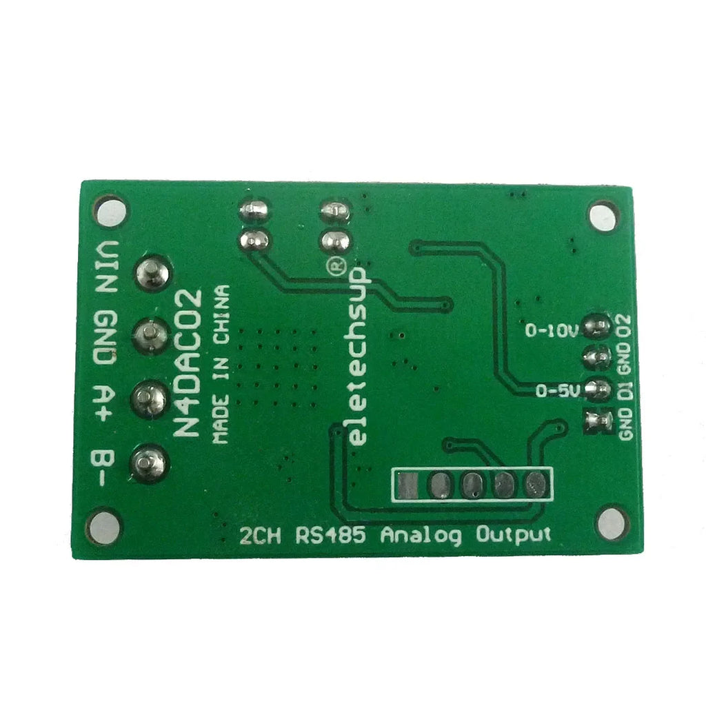 N4DAC02 2CH 0-5V/0-10V DAC Module – RS485 Modbus RTU Voltage Signal Generator with 1% Accuracy for PLC Measuring Instruments