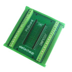DNPIC01 DIN Rail Mount Screw Terminal Adapter – 3.96mm Breakout Board for Raspberry Pi Pico RP2040 Industrial PLC Automation