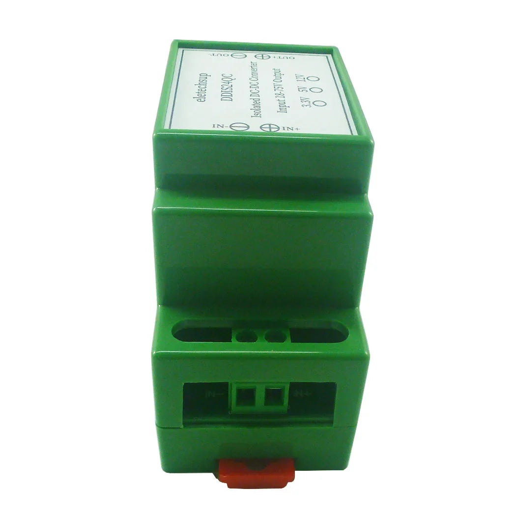 DDIS24QC 18-75V Wide Input to 12V 5V 3.3V Isolated DC-DC Power Supply 2250V Isolation DIN Rail Module for PLC