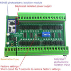 24DIA16 24DIB32 24DIC48 16-48CH Digital Input Module – NPN/PNP Switch PLC IO Expansion Board with 3000VDC Isolation RS485 Modbus RTU