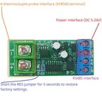 K-Type Thermocouple to RS485 Converter – -200 to 1350°C Modbus RTU Digital Temperature Measurement Board N4KTA01 KTHERM for PLC Industrial Automation