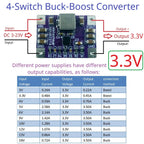 NDUB22TA 3A Buck-Boost Converter – DC 3-23V to 3.3V/5V/12V Adjustable Step-Up Down Voltage Regulator with 93% Efficiency for Solar Battery ESP32