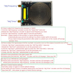 SMFSB07 4-Channel Schumann Resonance Generator – 0.01-100kHz Adjustable Pure Sine Wave with 150MM Onboard Antenna & Cycle Timer for Sleep Aid Meditation