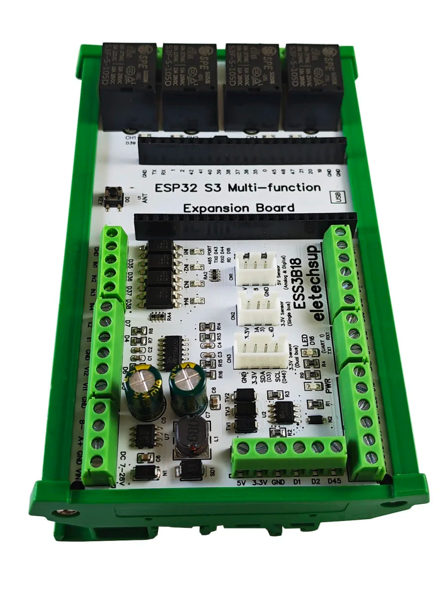 ESP32 S3 Expansion Board WiFi MQTT IoT Sensors Relay ESS3B18