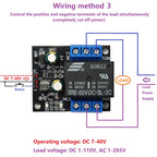 DR26F01 DPDT Self-Locking Relay Module – DC 7-40V 5A Bistable Latching Switch with Low Pulse Trigger for Motor Reverse Polarity Control