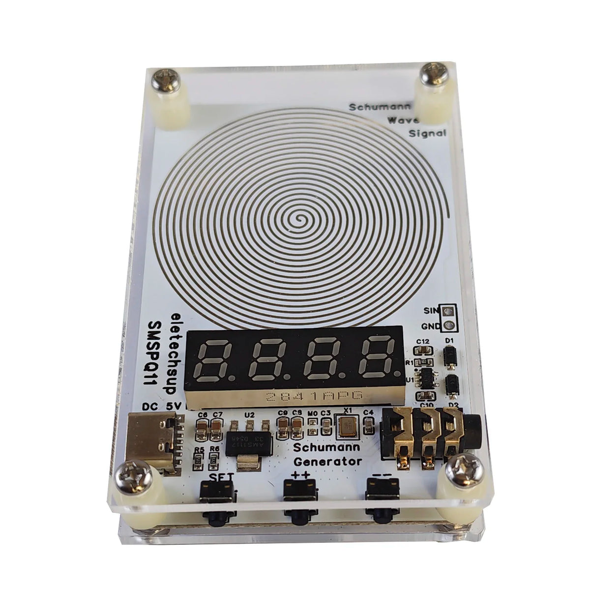 SMSPQ11 Schumann Wave Generator 7.83Hz 0.01-9999Hz Pure Sine Wave